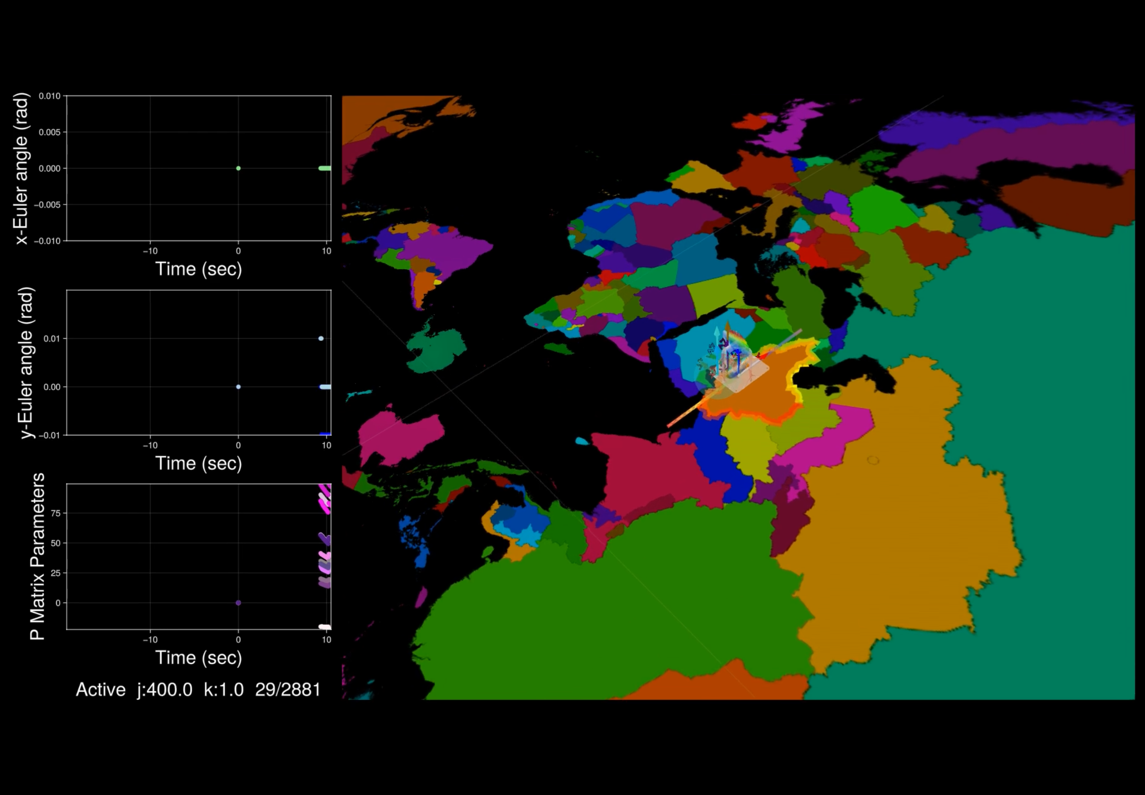 unicycle and base map far view
