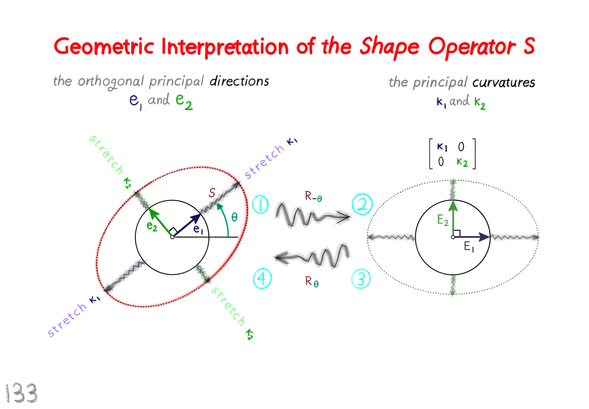 the geometric interpretation of the shape operator